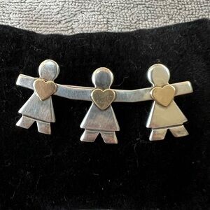 Vintage Naldo Sterling Silver Brooch